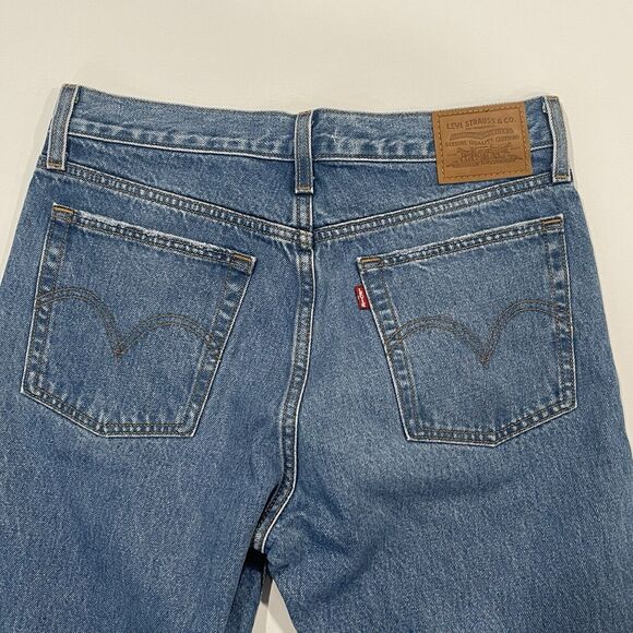 Levi's Women's Size 28 Wedgie Button Fly CUT High Rise Cropped Jeans - Picture 6 of 8